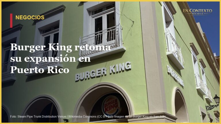 Restaurante Burger King en el Viejo San Juan, Puerto Rico.