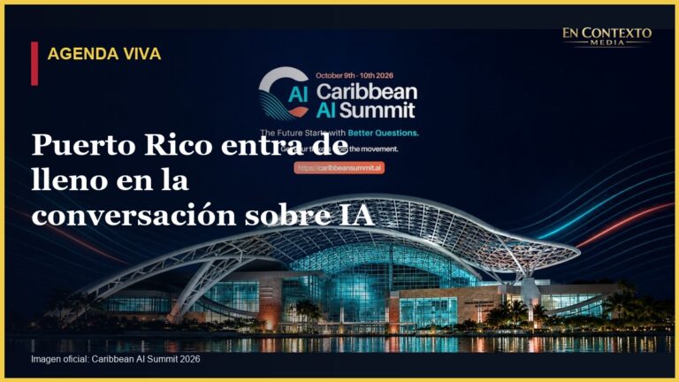 Imagen oficial del Caribbean AI Summit 2026 en San Juan, Puerto Rico.