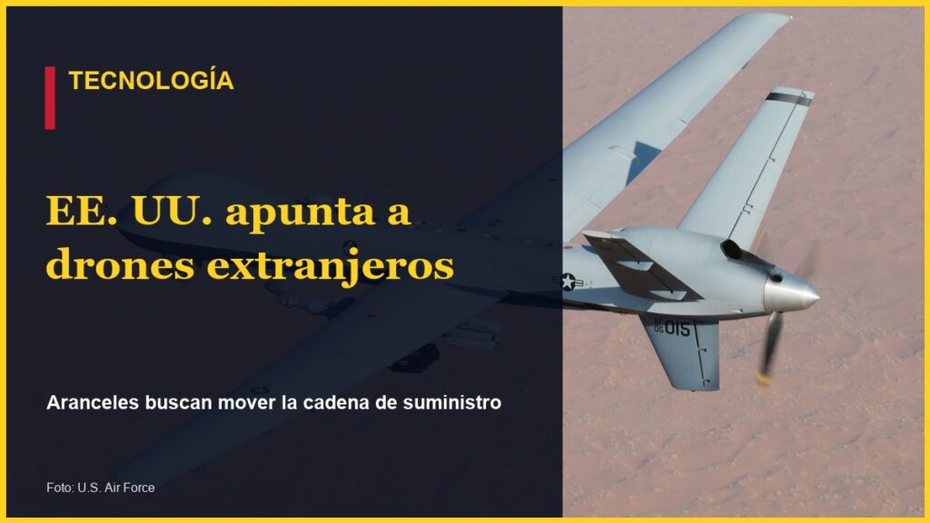 Drone MQ-9 Reaper en una base aérea de Estados Unidos