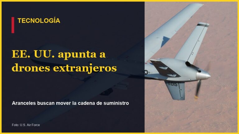 Drone MQ-9 Reaper en una base aérea de Estados Unidos