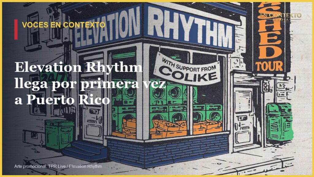 Arte promocional oficial de la gira Washed de Elevation Rhythm.