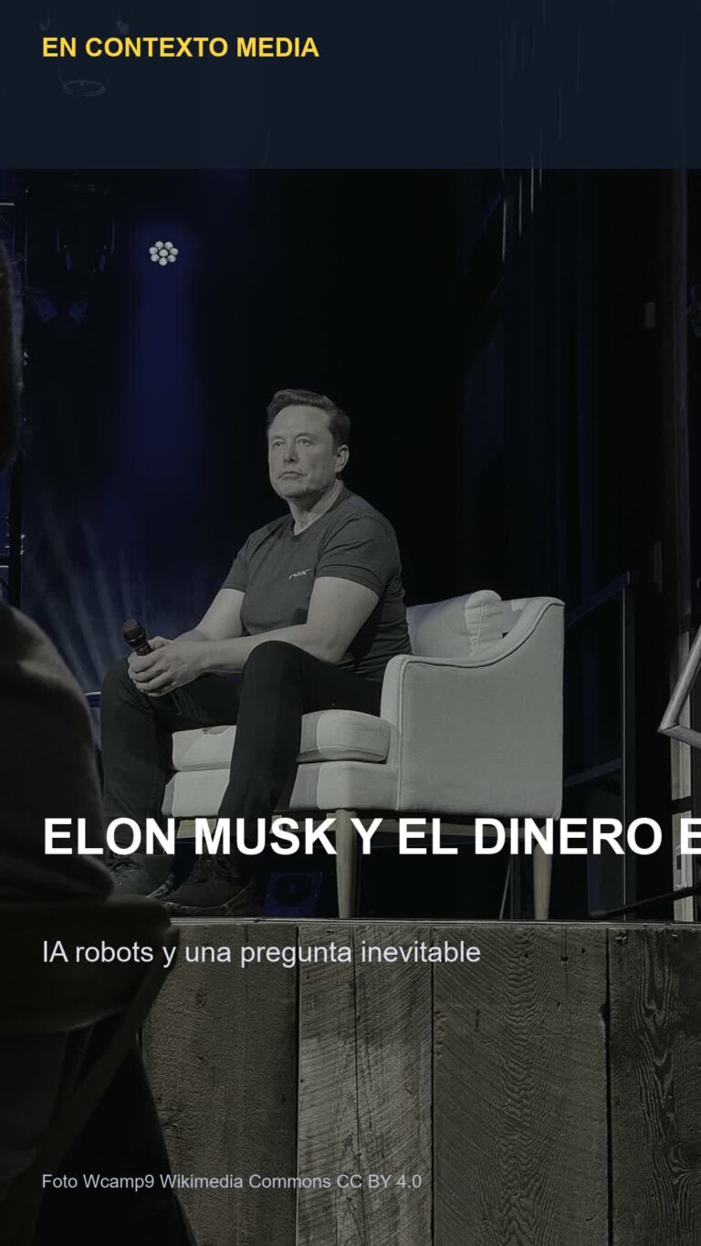 Elon Musk y una reflexión sobre inteligencia artificial, dinero y el futuro hacia 2036.