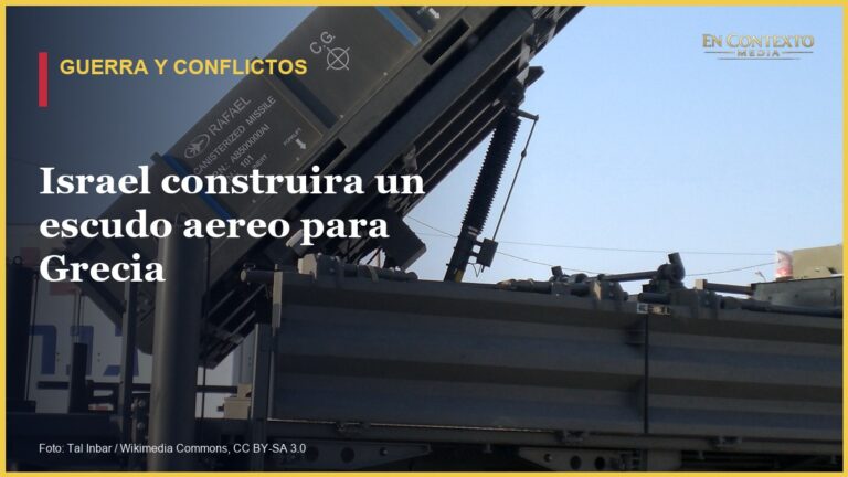 Lanzador del sistema de defensa aerea SPYDER, uno de los componentes incluidos en el acuerdo entre Israel y Grecia.