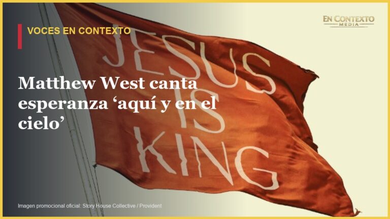 Matthew West en la imagen promocional de su álbum Jesus Is King.