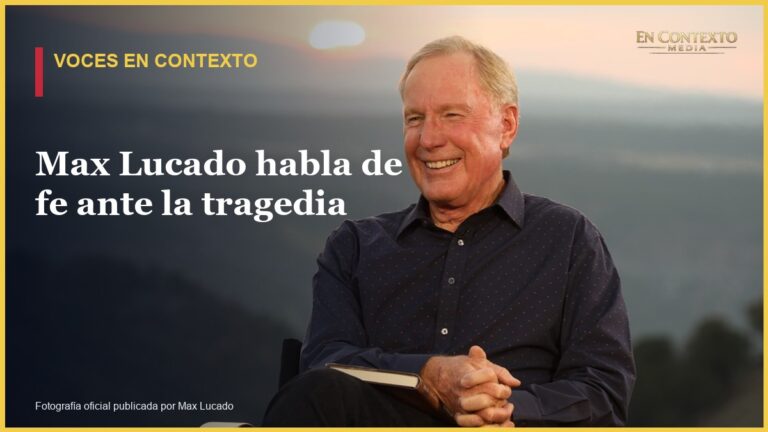 Retrato oficial del autor cristiano Max Lucado.