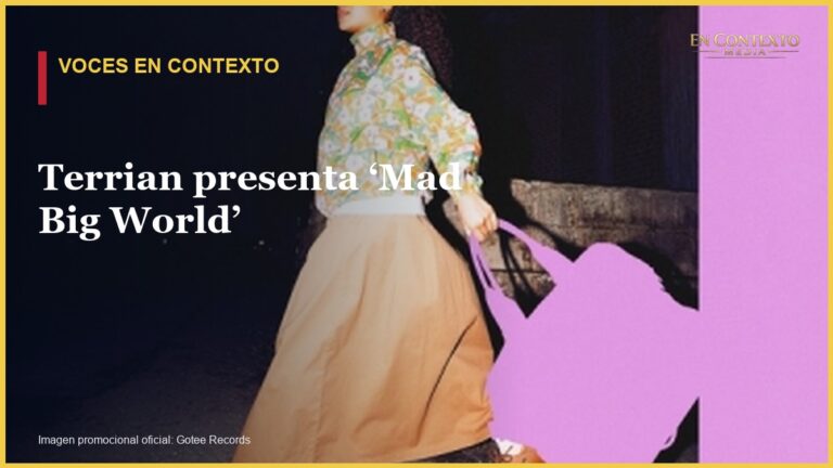 Portada promocional del álbum Mad Big World de la cantante cristiana Terrian.