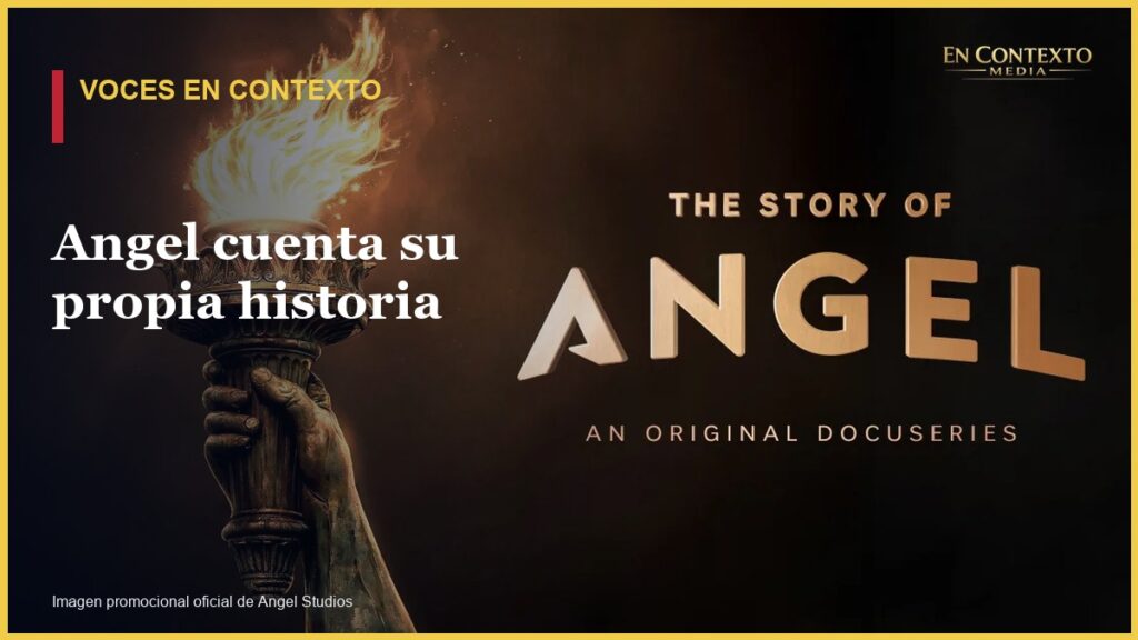 Imagen promocional oficial de la docuserie The Story of Angel.