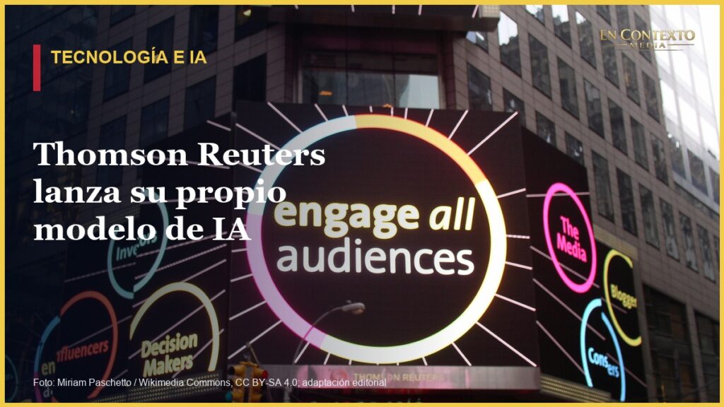 Pantallas de Thomson Reuters en Times Square, Nueva York.
