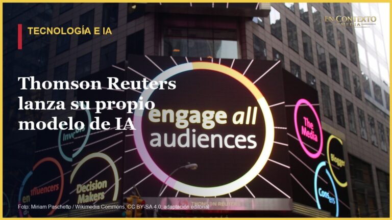 Pantallas de Thomson Reuters en Times Square, Nueva York.