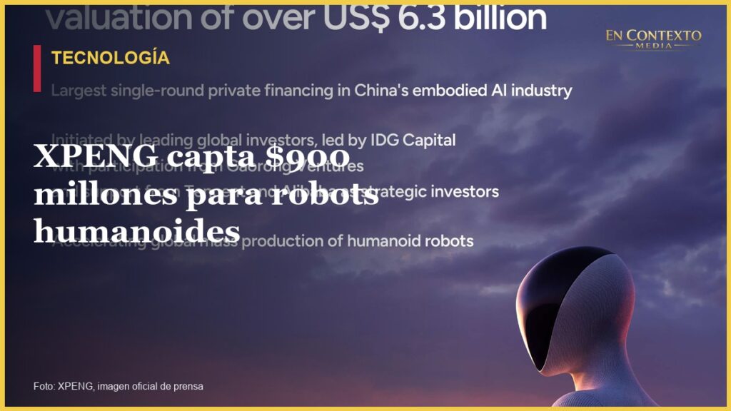 Robot humanoide IRON desarrollado por XPENG.