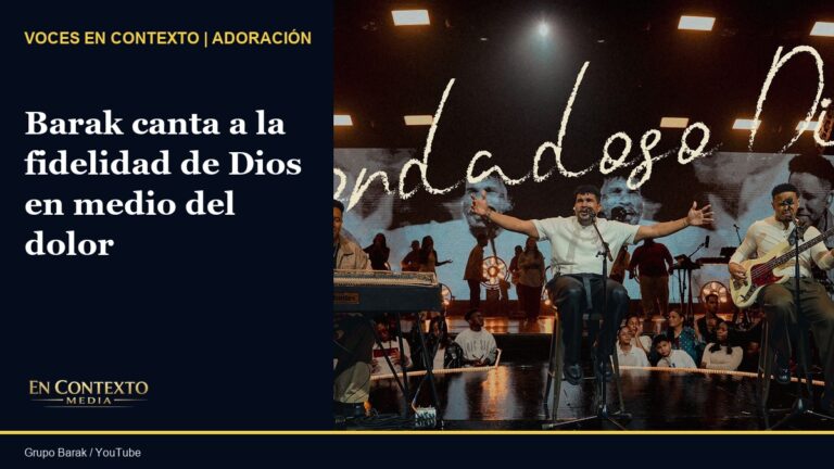Grupo Barak interpreta Bondadoso Dios en vivo en una iglesia.