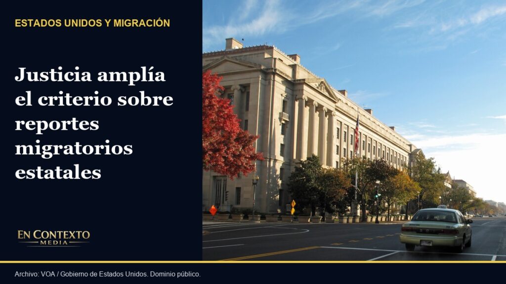 Edificio del Departamento de Justicia de Estados Unidos en Washington.