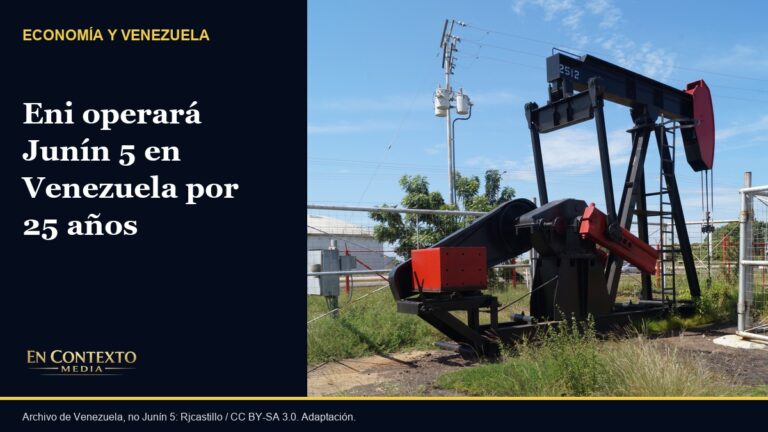 Balancín petrolero en Venezuela. Imagen de archivo ilustrativa; no corresponde al campo Junín 5.