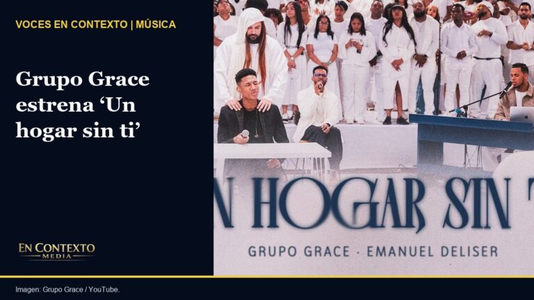 Grupo Grace y Emanuel Deliser durante el video oficial de Un hogar sin ti.