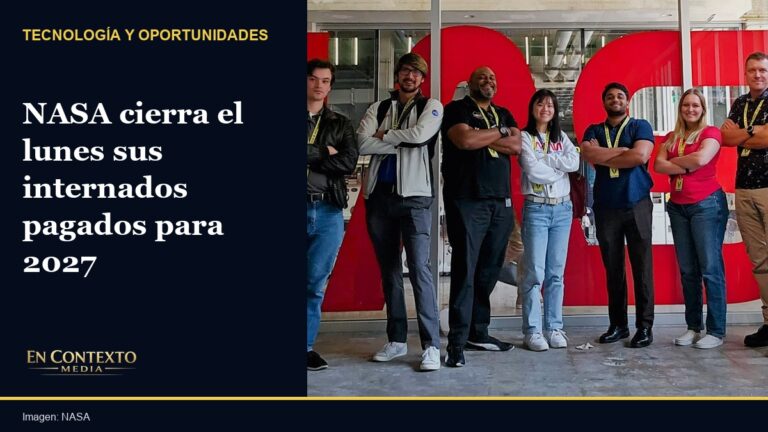 Estudiantes participantes de un programa de internados de NASA