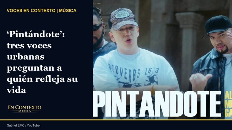 Imagen oficial del videoclip Pintándote de Gabriel EMC, Alex Zurdo y Musiko.