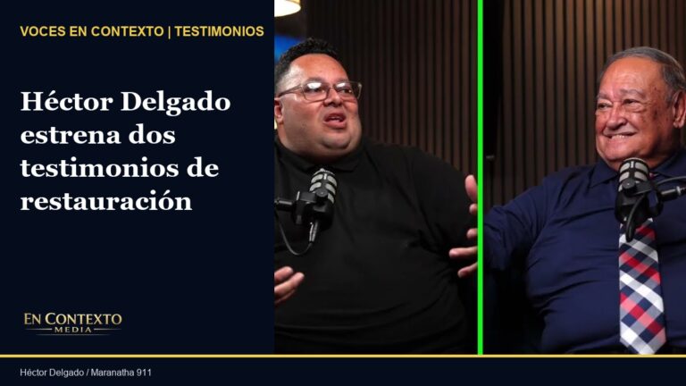 El anfitrión de Maranatha 911 conversa con el pastor Carlos Charlie Valls Pérez durante el programa Dios me hizo libre.
