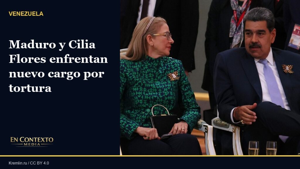 Nicolás Maduro y Cilia Flores durante una visita a Moscú en mayo de 2025; imagen de archivo.
