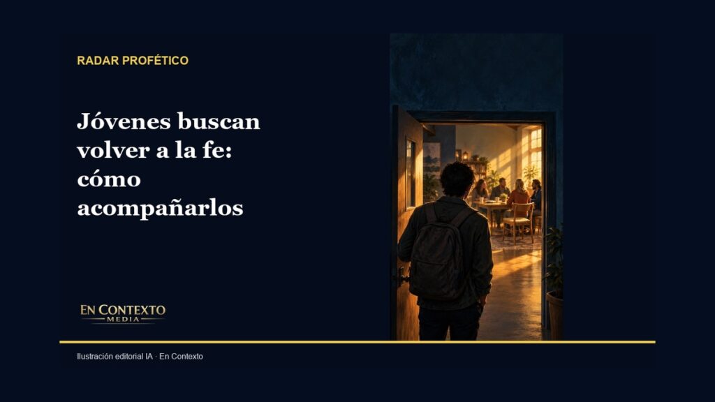 Jóvenes buscan reconectar con la fe: cómo acompañarlos
