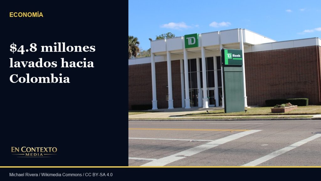 Sucursal de TD Bank en Live Oak, Florida, con el logotipo de la institución en la fachada.